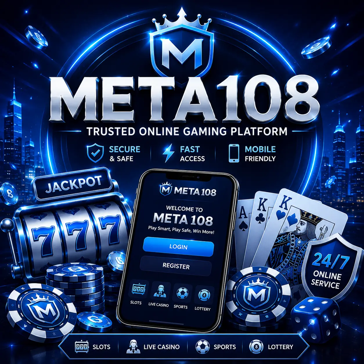 Meta108 official website, Meta108 login, registration, alternative link and online gaming platform